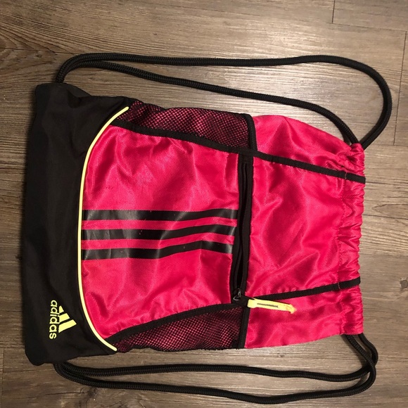 Adidas Alliance II Sackpack Red Black University Mini Pack Size One - Picture 4 of 13
